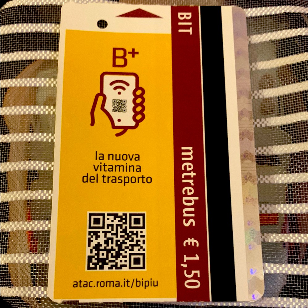 Foreign MetroTrain Ticket Collectible Rare